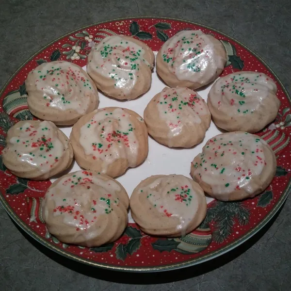 receta Biscuits au lait de poule de Noël