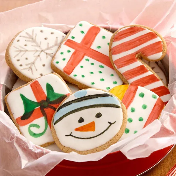 recetas Galletas Navideñas Pintadas