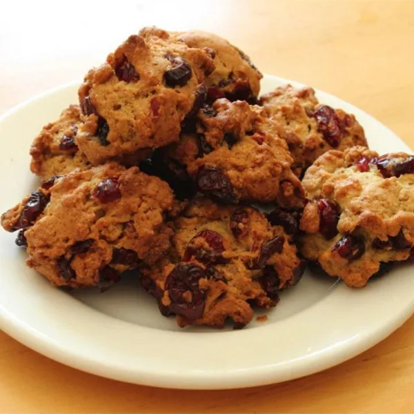 receta Galletas Picantes De Salvado Y Arándanos