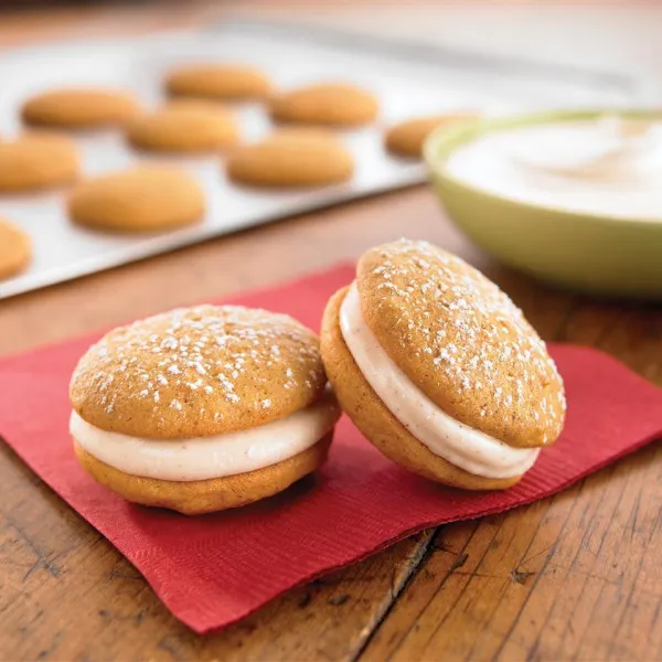 receta Biscuits sandwich à la citrouille