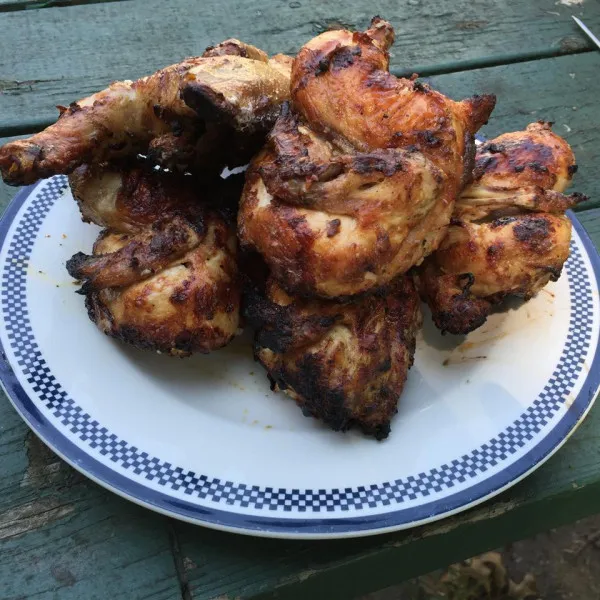 receta Grilled Game Hens du chef John