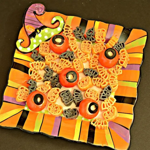 receta Halloween Spaghetti Eyeballs