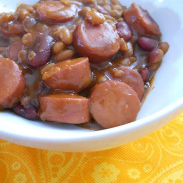 receta Blame The Dog Bean Stew (Kielbasa & Bean Plate)