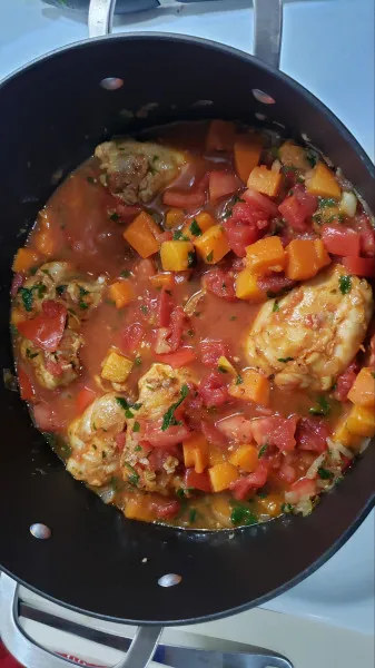 recetas Guiso Fácil De Pollo Y Calabaza