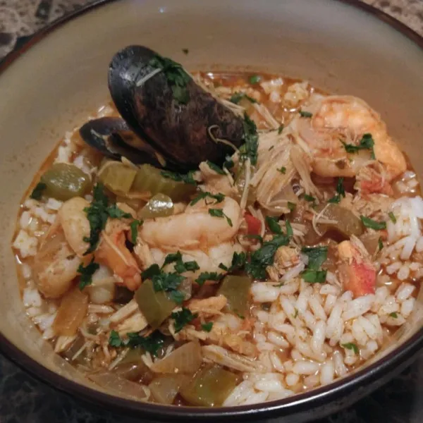 receta Gumbo De Mariscos