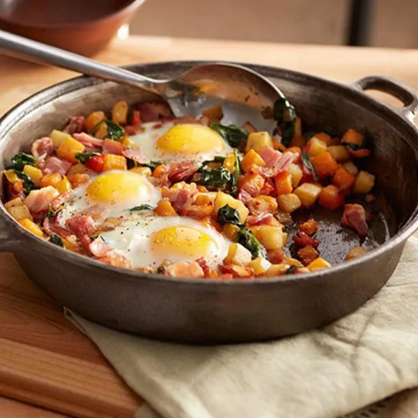 przepisy Pan-Seared Hash Sunrise