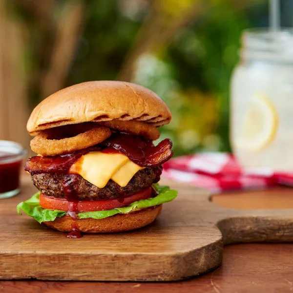 recetas Hamburguesa Atrevida De Miel Y Barbacoa