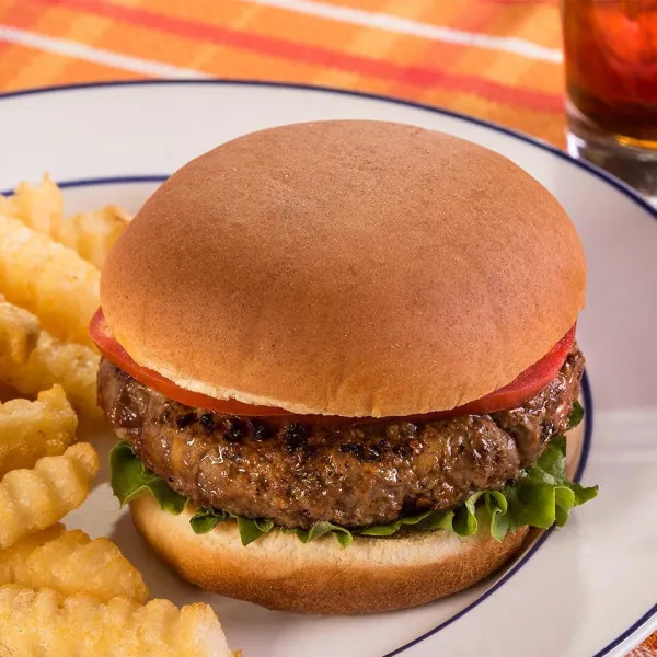 recetas Hamburguesa Sabrosa Negra Y Azul