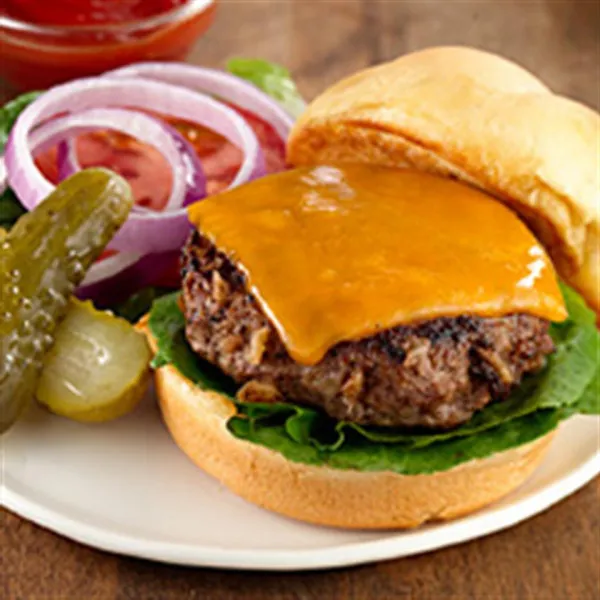 receta Burgers de bœuf salés