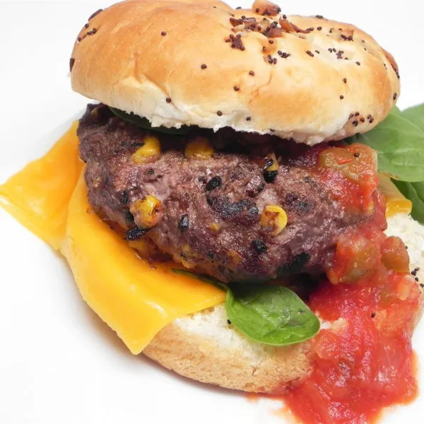 receta Burgers de maïs au cumin