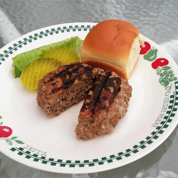 receta Burgers de dinde aux haricots noirs