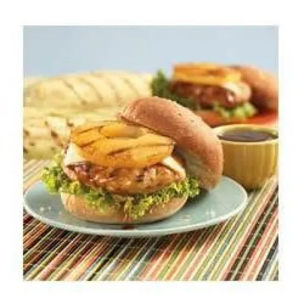 receta Burgers de dinde teriyaki à l'ananas