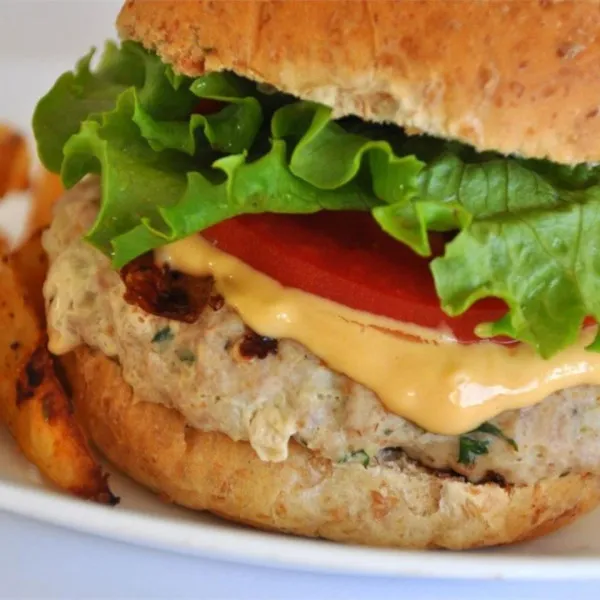 receta Burgers de dinde vraiment délicieux