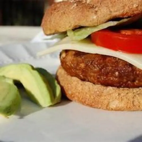 receta Burgers de dinde assaisonnés