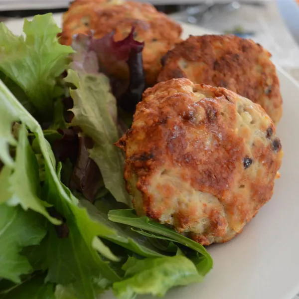 receta Hamburguesas De Pollo Y Feta