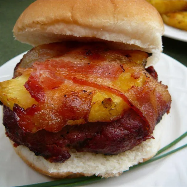 receta Bacon à l'ananas Hamburgers