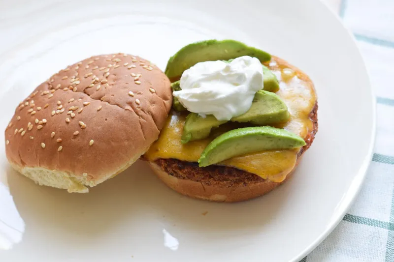 receta Hamburgers aux haricots mexicains