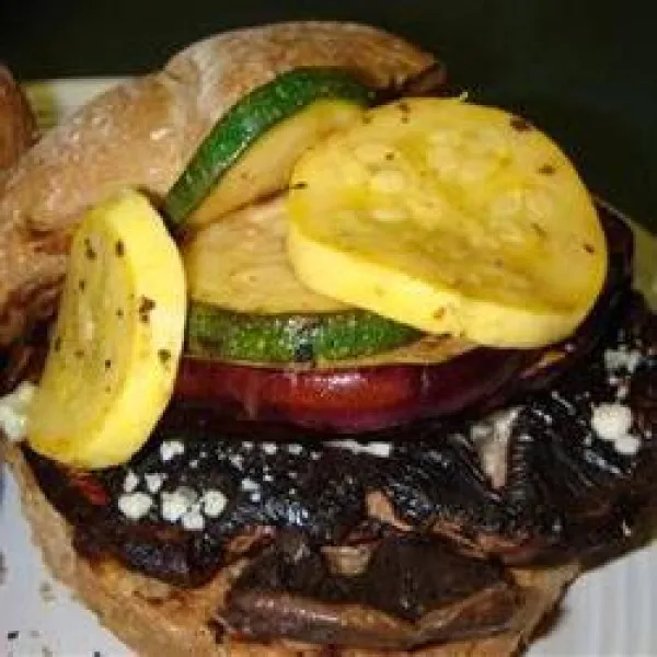 receta Hamburguesas Vegetarianas A La Parrilla Con Champiñones Portobello