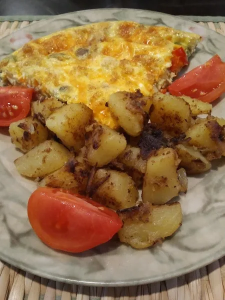 receta Pommes de terre rissolées de l'homme affamé