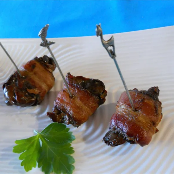 recette Foies de poulet au bacon