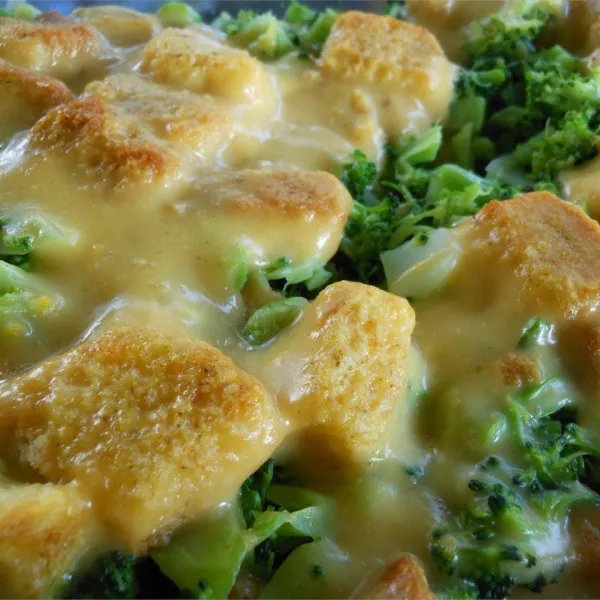 receta Cuit au fromage brocoli
