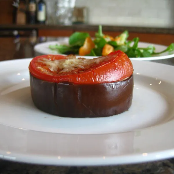 receta Horneado De Tomate Y Berenjena