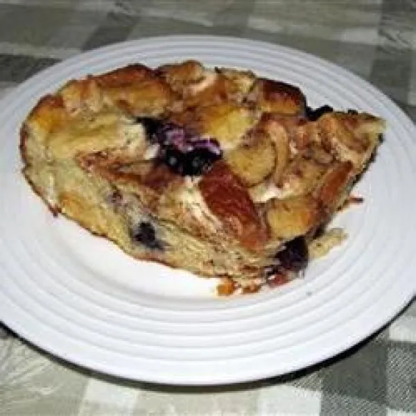 receta Toast Bake Blueberry French
