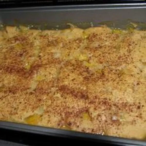 receta Easy Peach Cobbler Bake