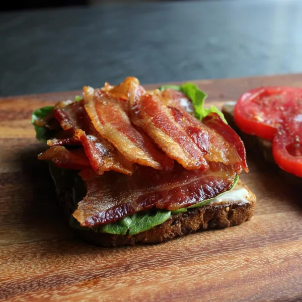 receta Baking Bacon Parfait pour un BLT