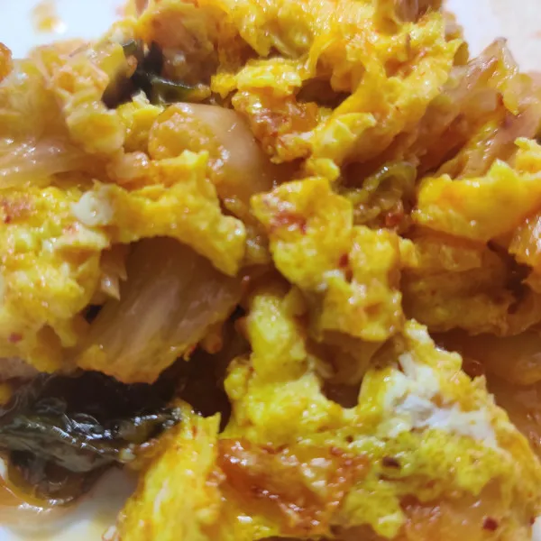 receta Mama's Kimchi Egg