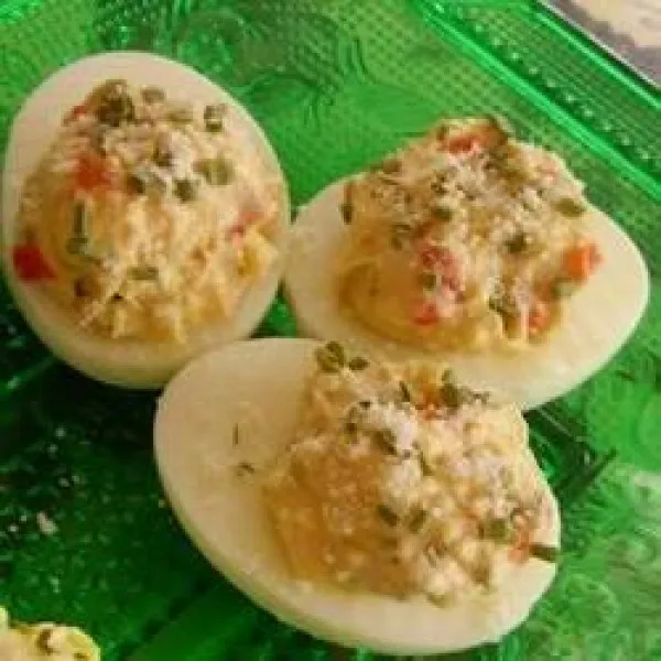 recetas Huevos Rellenos Al Estilo Italiano