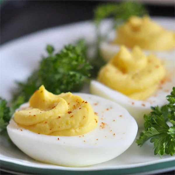 recepta Nadziewane jajka