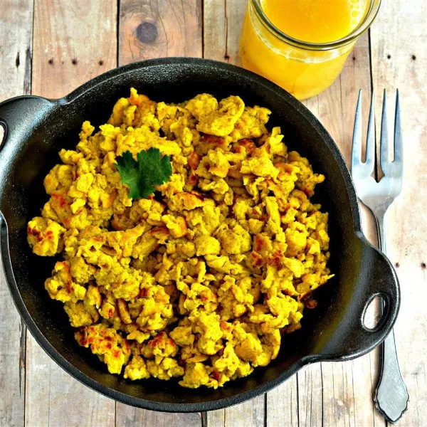 receta Œufs brouillés à l'indienne