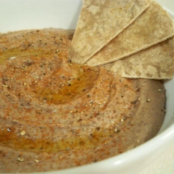 Przepis Hummus z czarnej fasoli