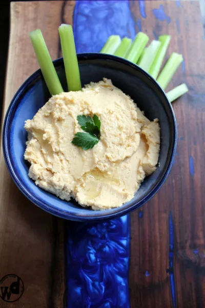 receta Houmous à l'ail