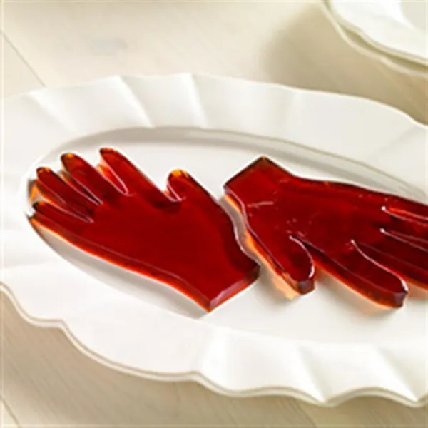 receta JIGGLERS Halloween Hands