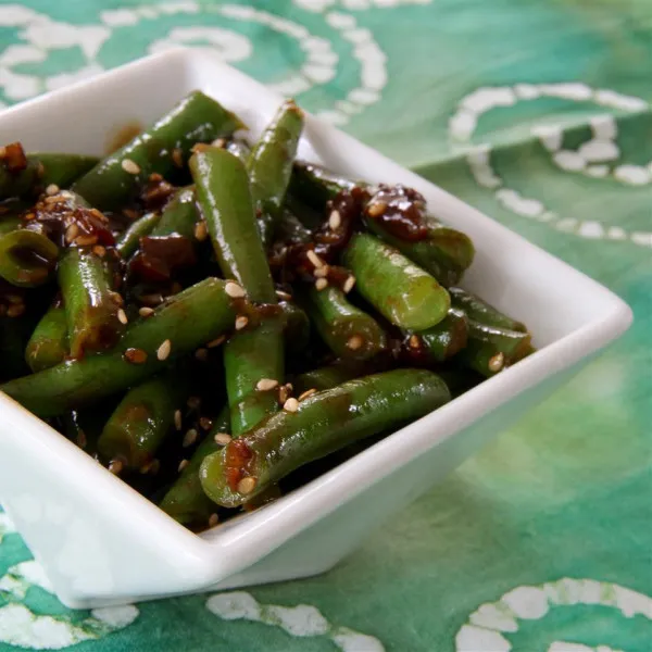 receta Haricots verts frais avec sauce Heaven