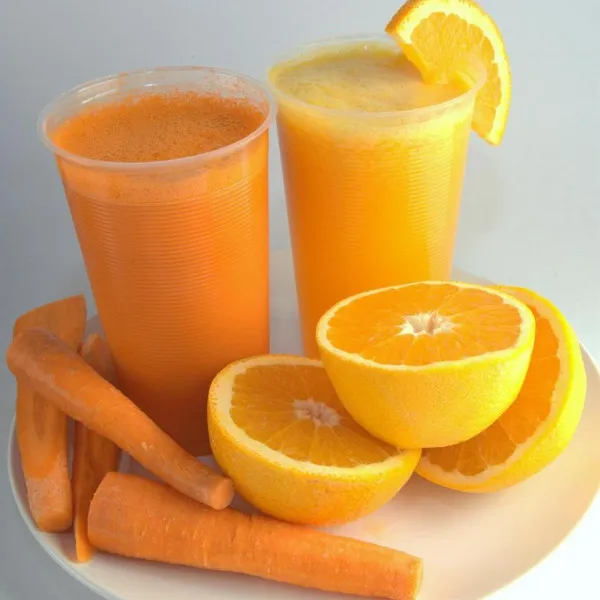 receta Jus de carotte et d'orange