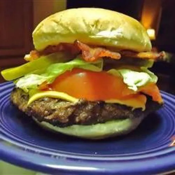 receta Burgers Juicy Venison Bacon