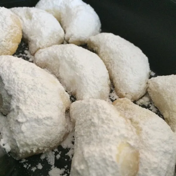 recetas Kourabiathes (Kookies Griegos)