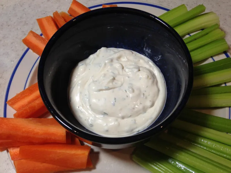 receta Sauce aux légumes crus de Mom's Famous