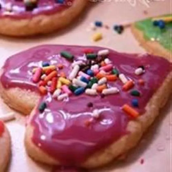 receta Les meilleurs biscuits au sucre de la Saint-Valentin