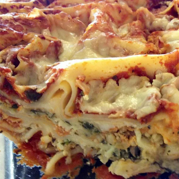 receta Lasagne aux épinards III