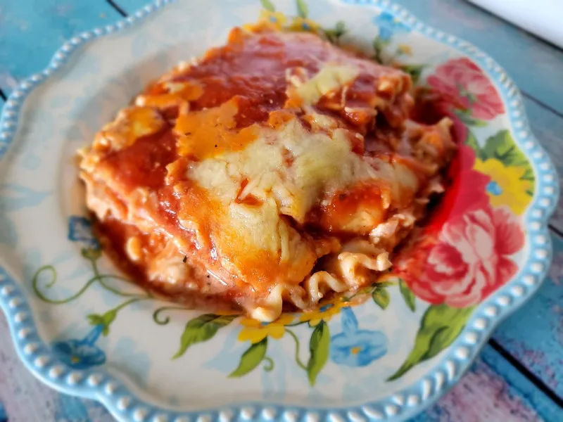 receta Lasagne au poulet et au fromage