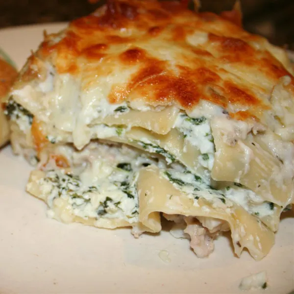 receta Lasagne au poulet I