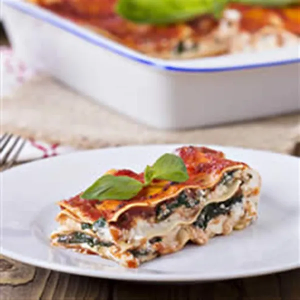 receta Lasagne Aux Légumes Et Aux Épinards