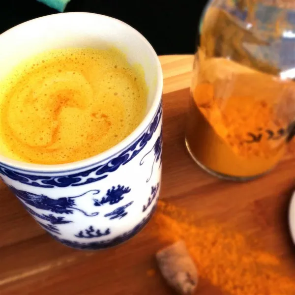 receta Lait de curcuma