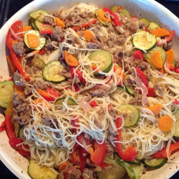 recetas Linguini Con Verduras