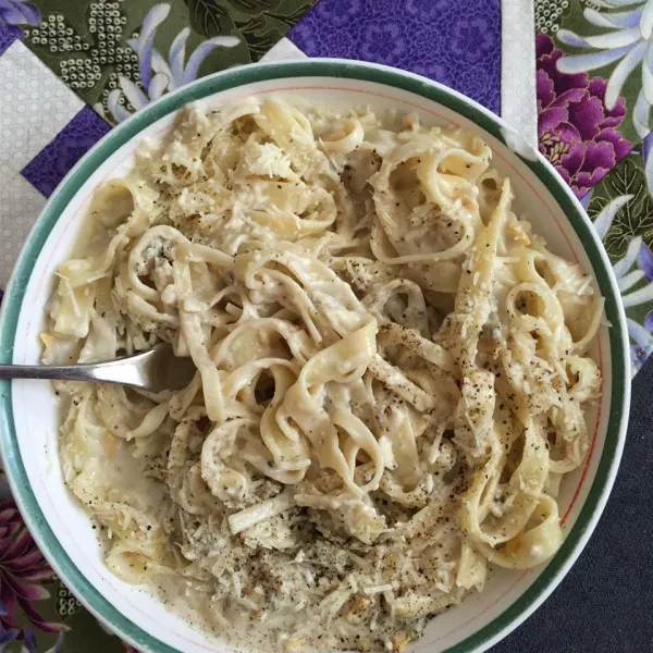 receta Linguini Cremoso Con Salsa De Almejas