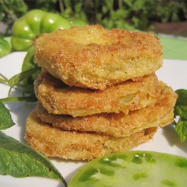 receta Los Mejores Tomates Verdes Fritos